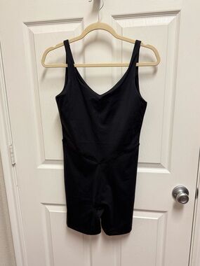 Bandier Black Athletic Bodysuit